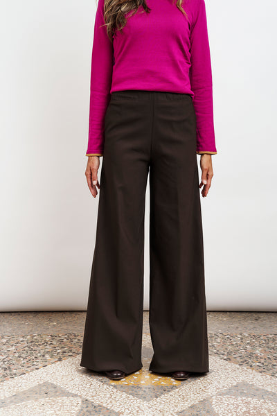 PANTALONE MUST HAVE marrone scuro