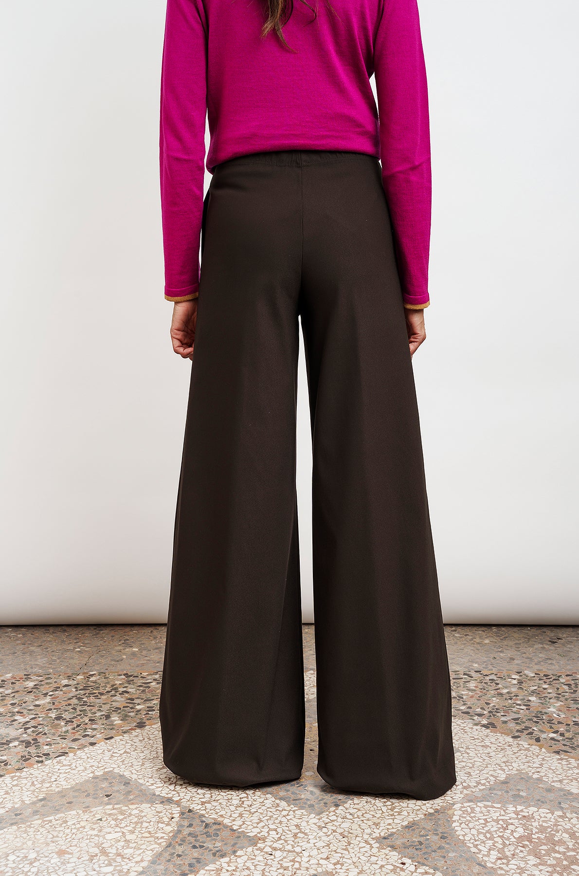 PANTALONE MUST HAVE marrone scuro