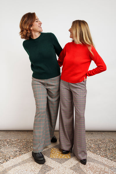 Must have trousers in cornflower velvet