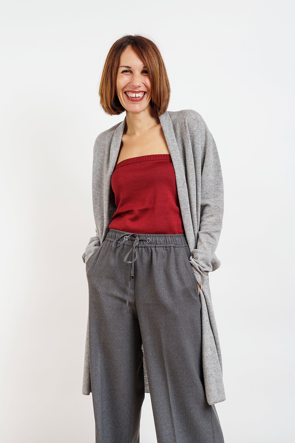 CARDIGAN MORGANA grigio