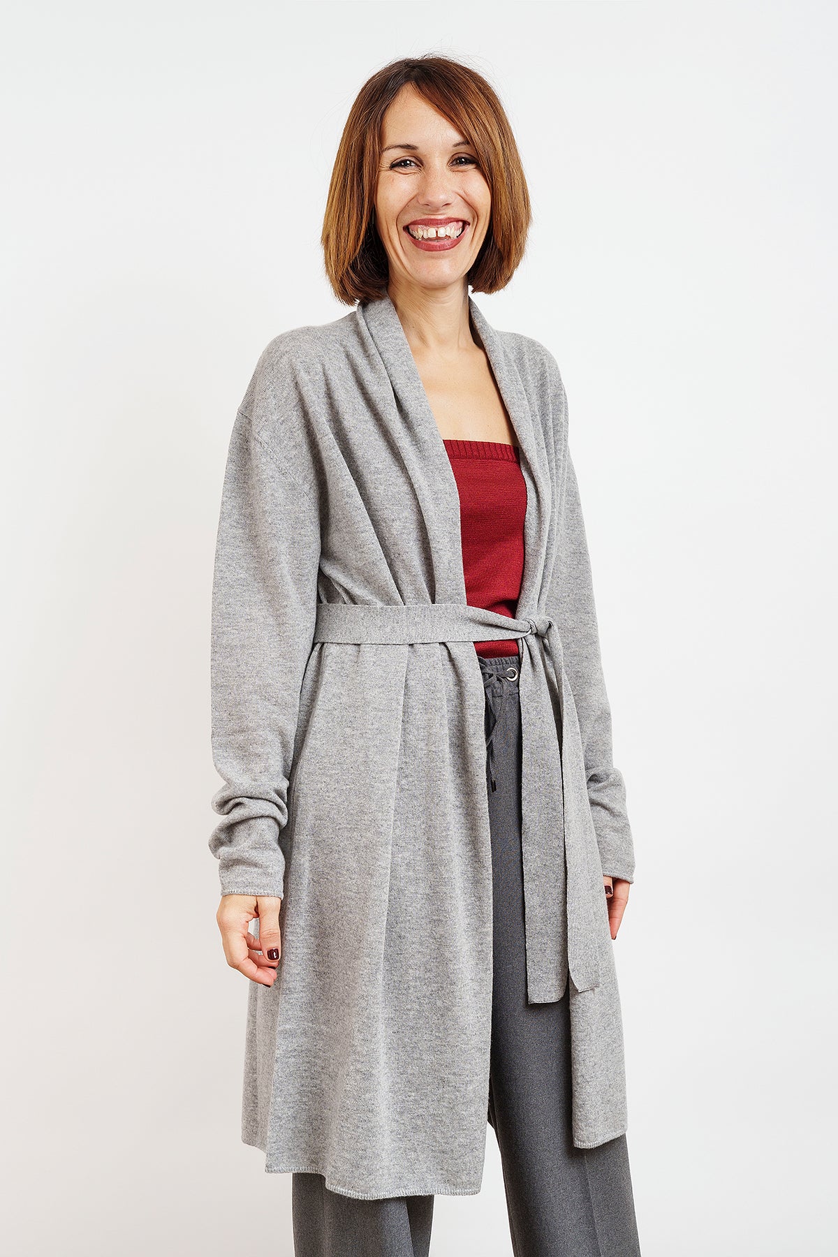 CARDIGAN MORGANA grigio