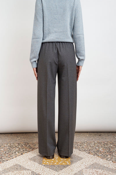 gray soft wool flannel PANTS