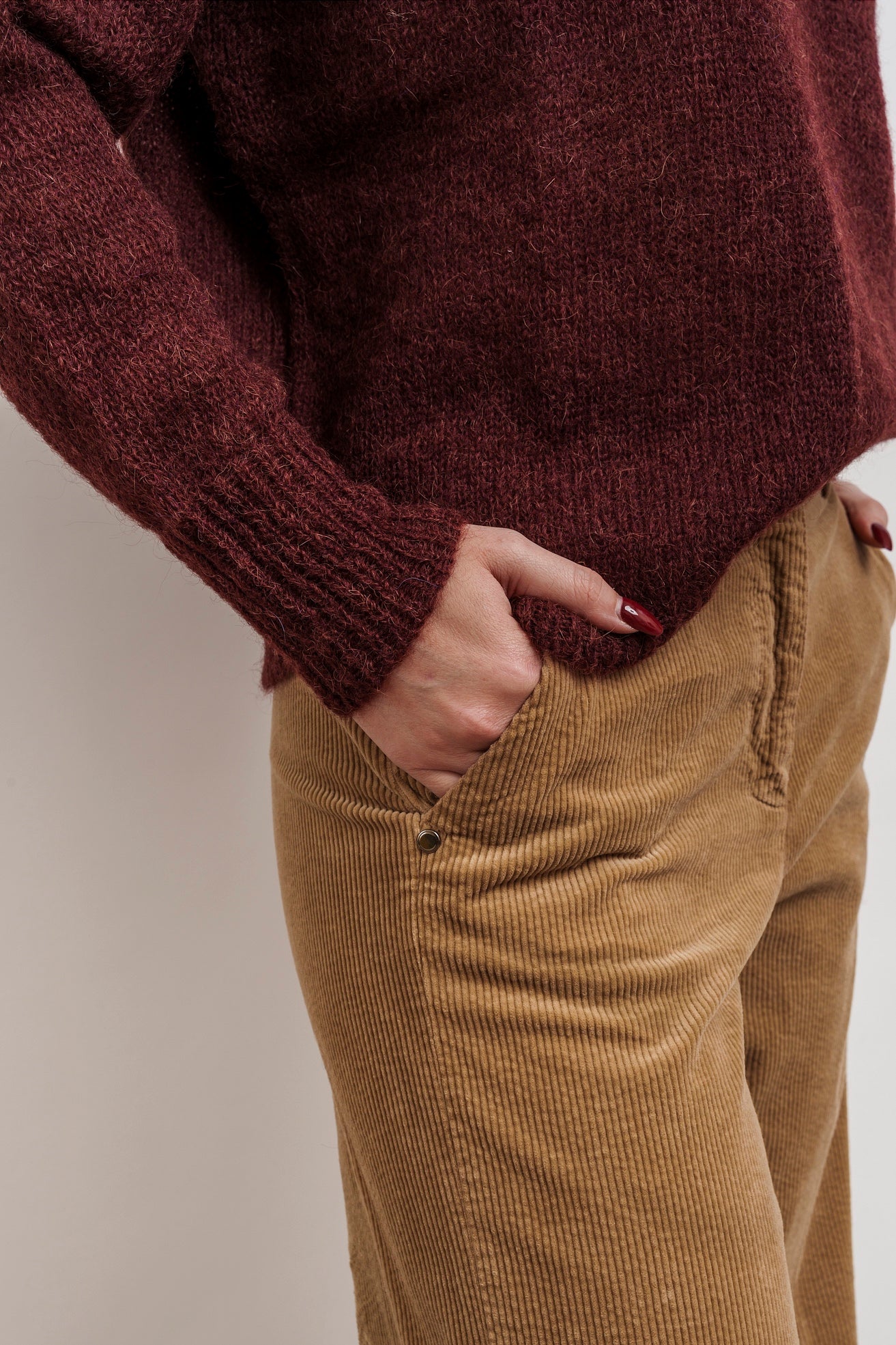 PULL NEW NUVOLA, burgundy