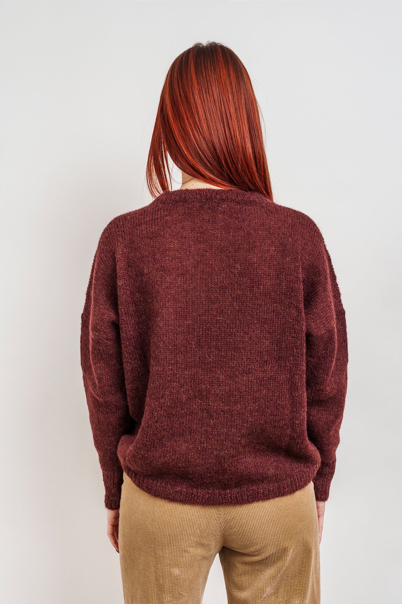 PULL NEW NUVOLA, burgundy