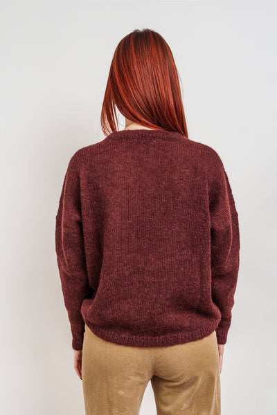 PULL NEW NUVOLA, burgundy
