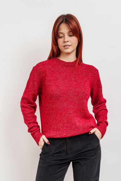 PULL GIROCOLLO UNISEX ciliegia