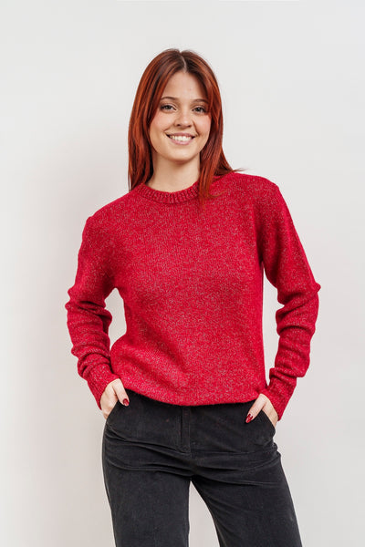 PULL GIROCOLLO UNISEX ciliegia