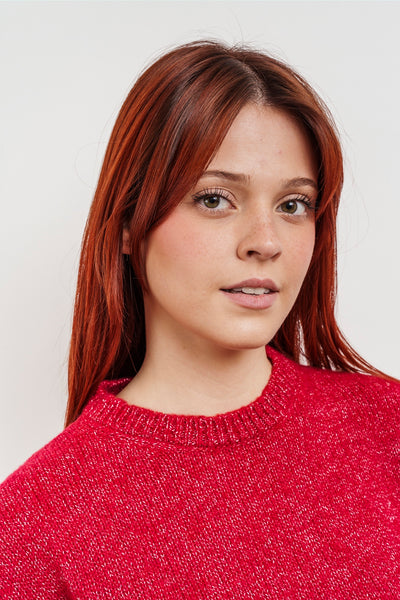 PULL GIROCOLLO UNISEX ciliegia