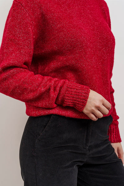 PULL GIROCOLLO UNISEX ciliegia