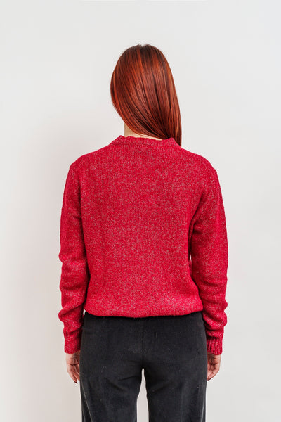 PULL GIROCOLLO UNISEX ciliegia