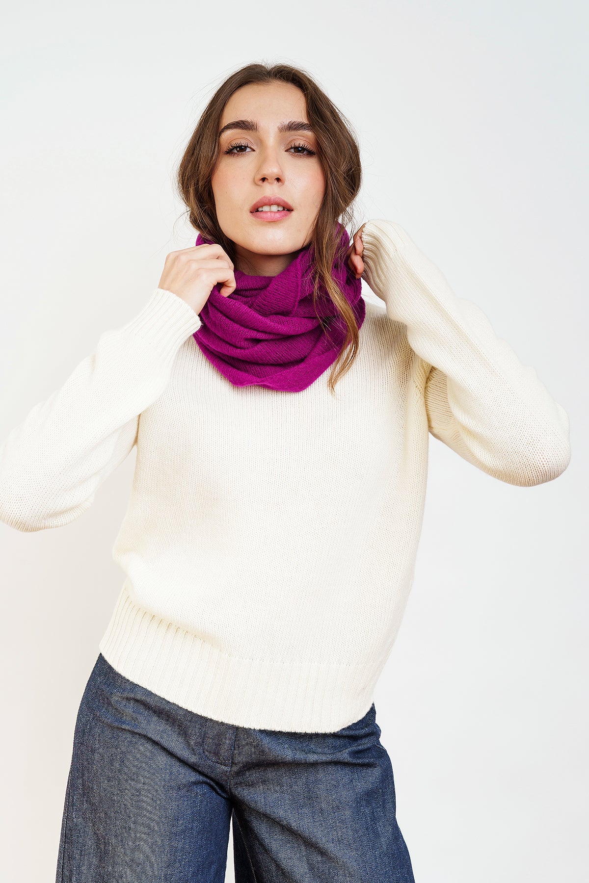 GAIA NECK magenta