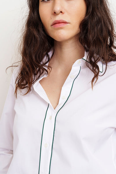 Green PIPING SHIRT