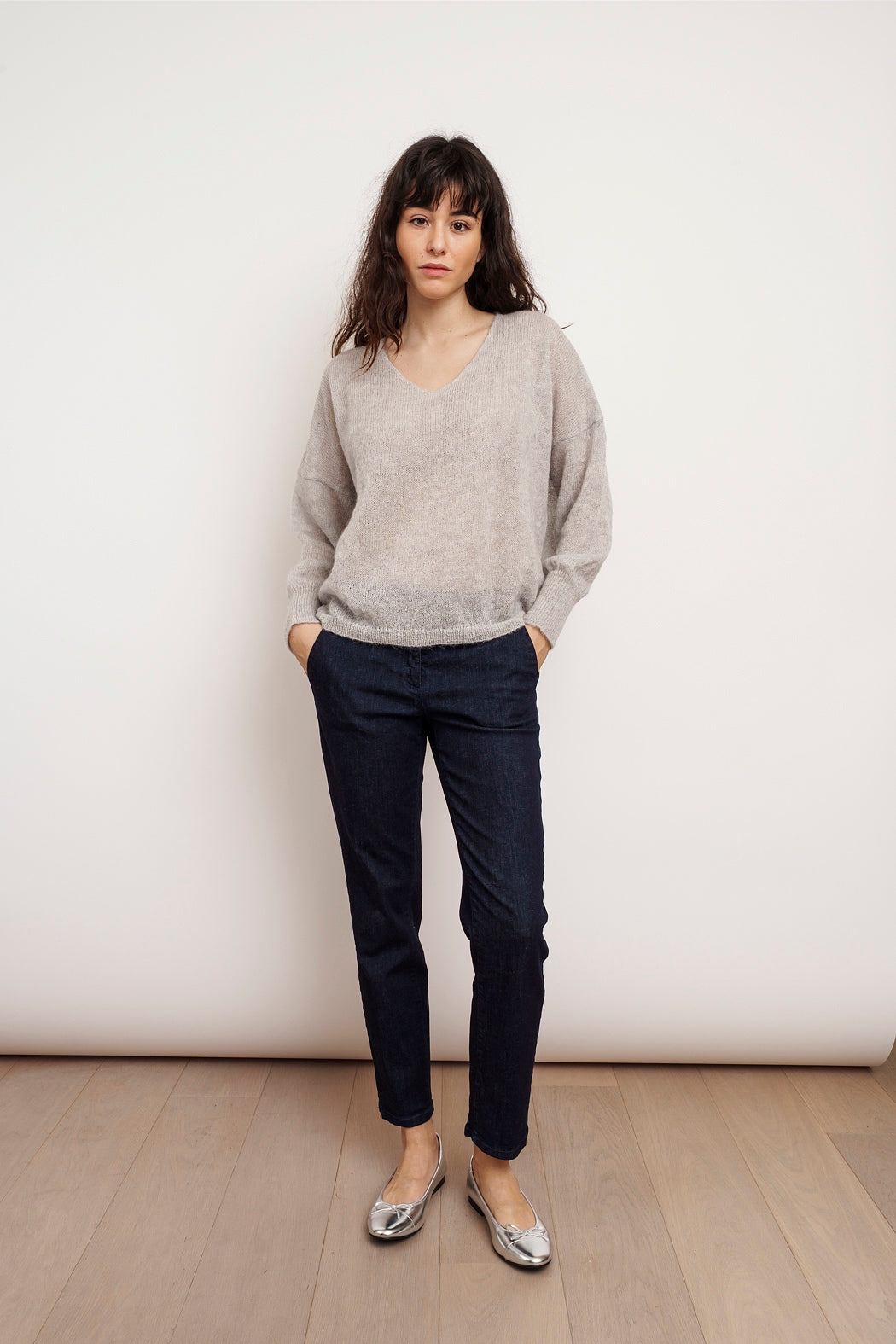 NUVOLA JUMPER - pearl grey