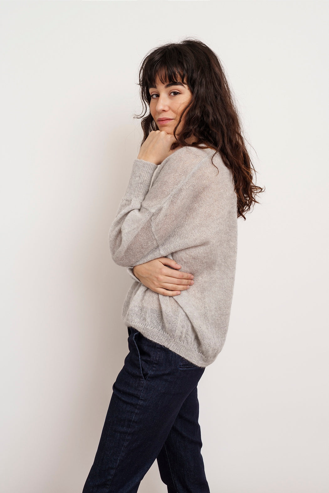 NUVOLA JUMPER - pearl grey