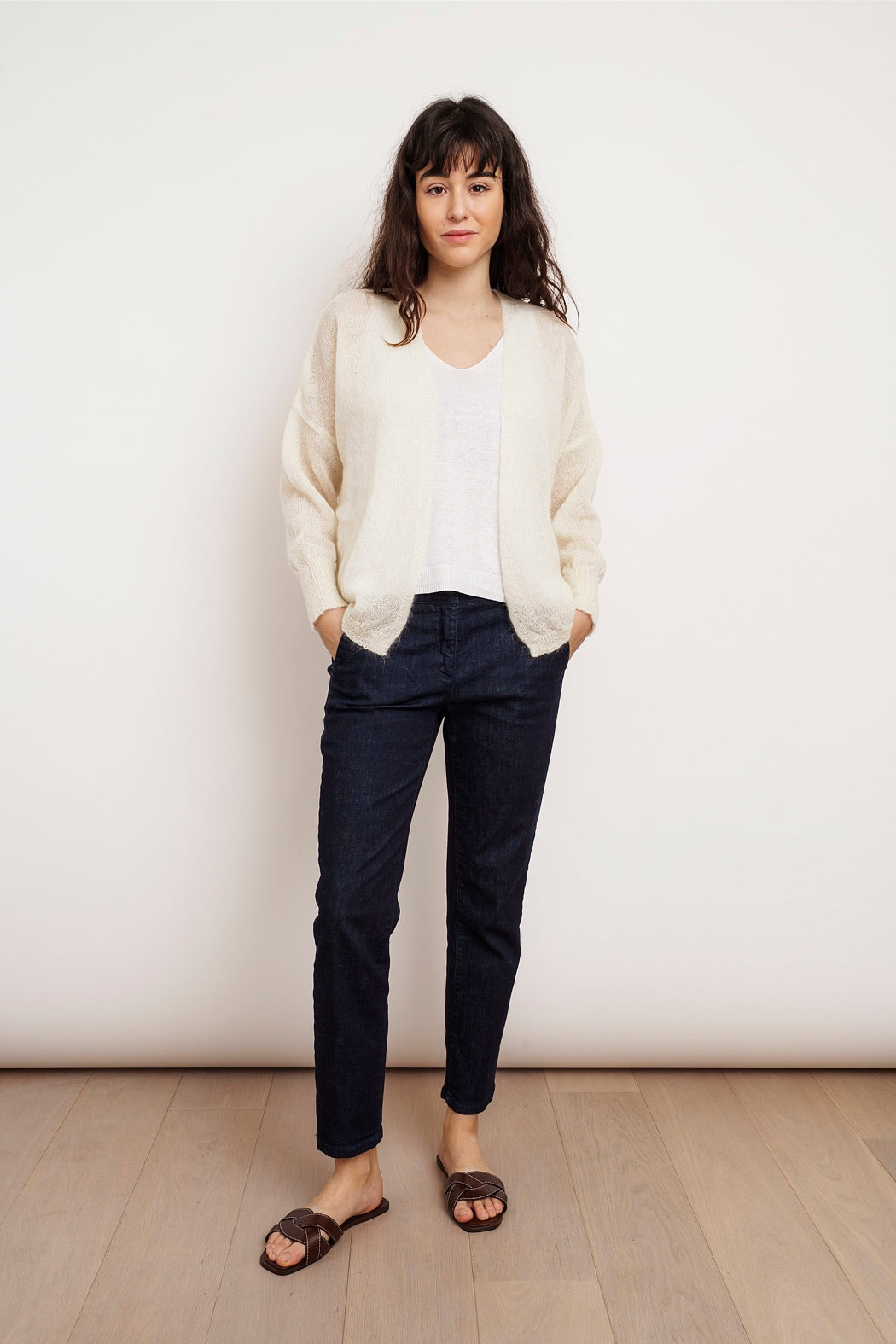 NUVOLA CARDIGAN - ivory