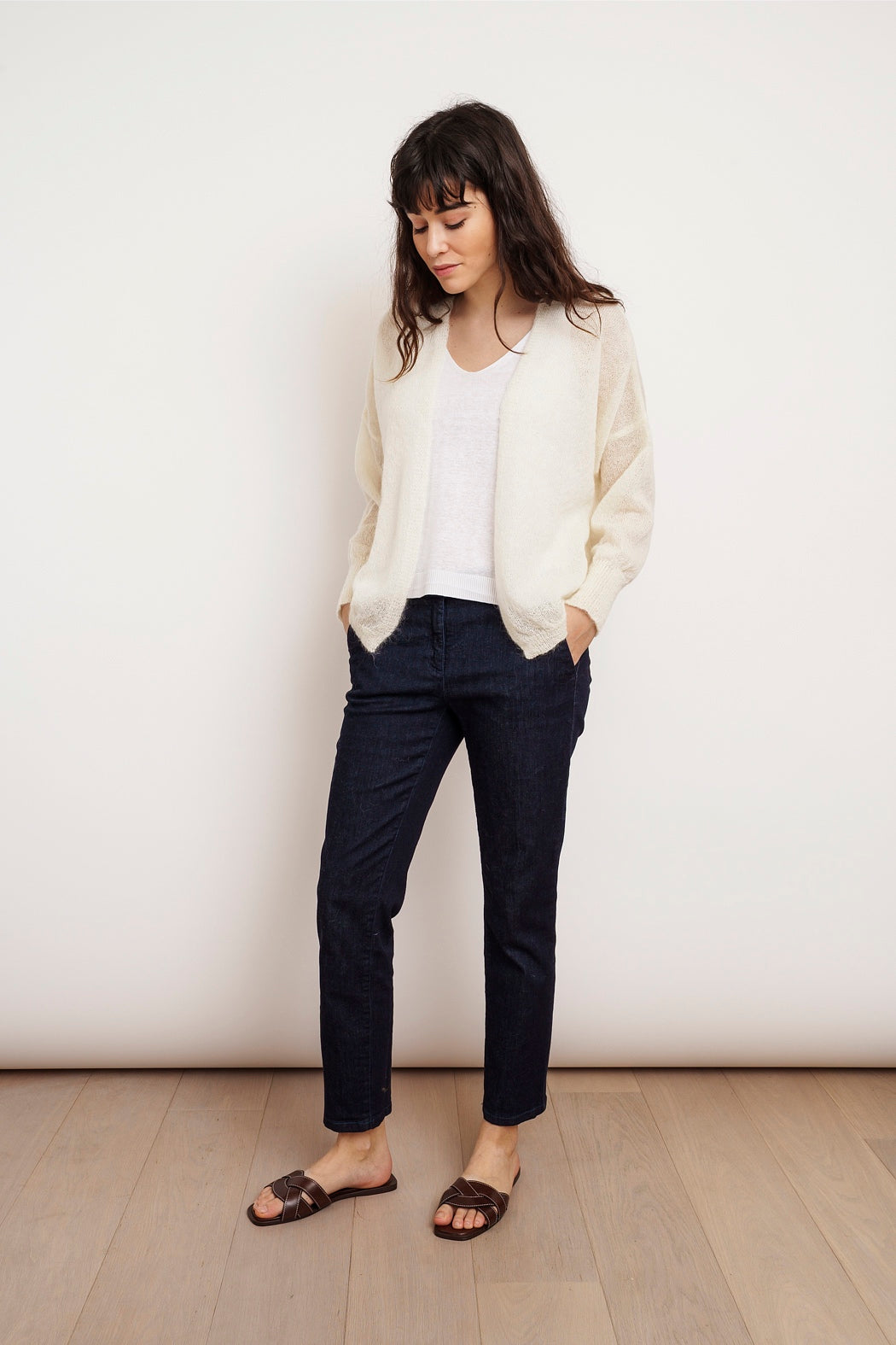 NUVOLA CARDIGAN - ivory
