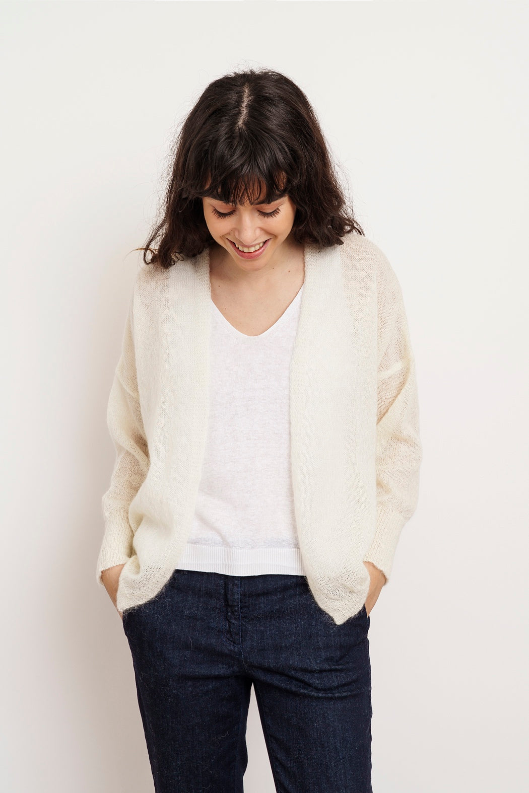 NUVOLA CARDIGAN - ivory