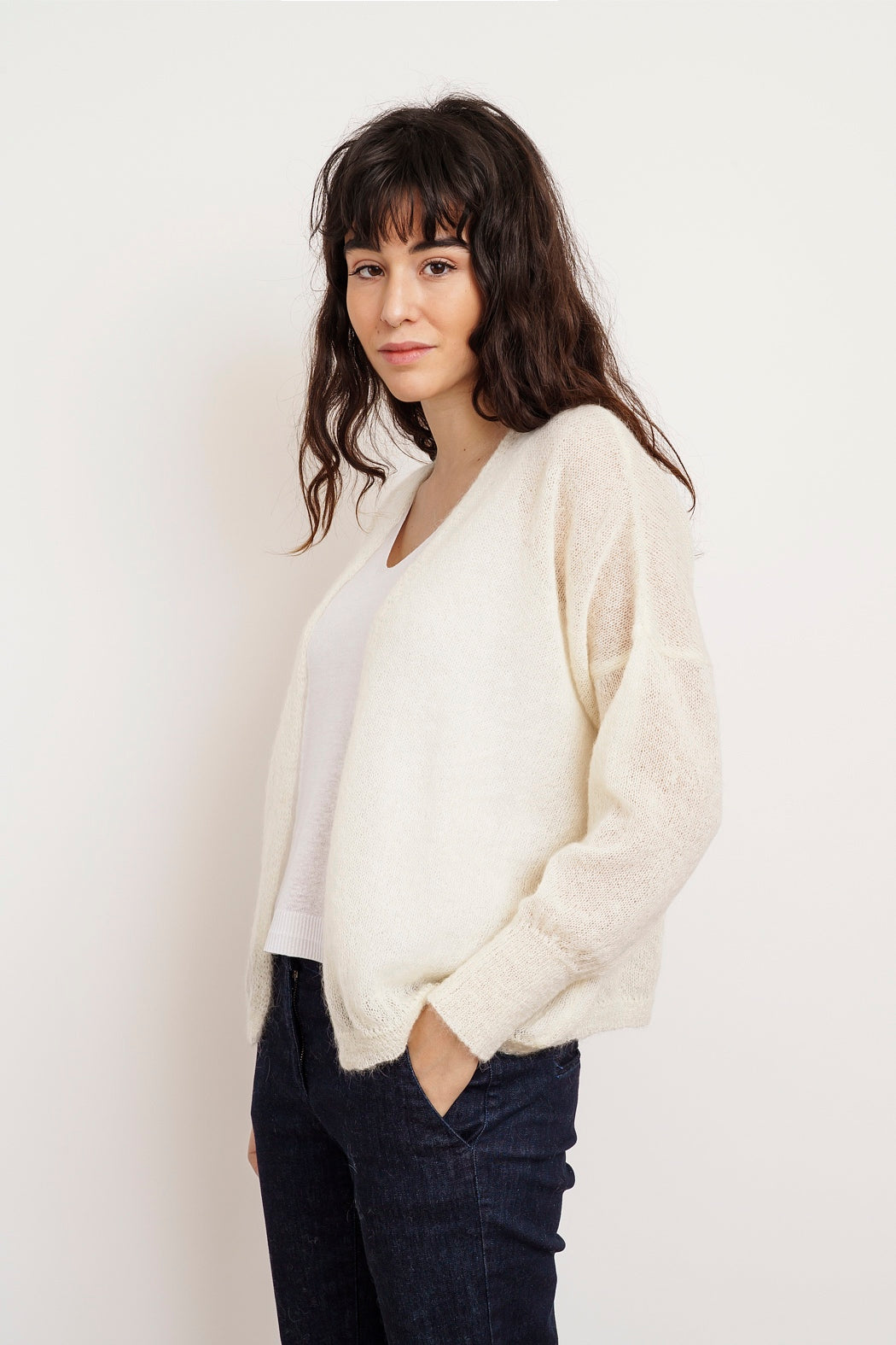 NUVOLA CARDIGAN - ivory