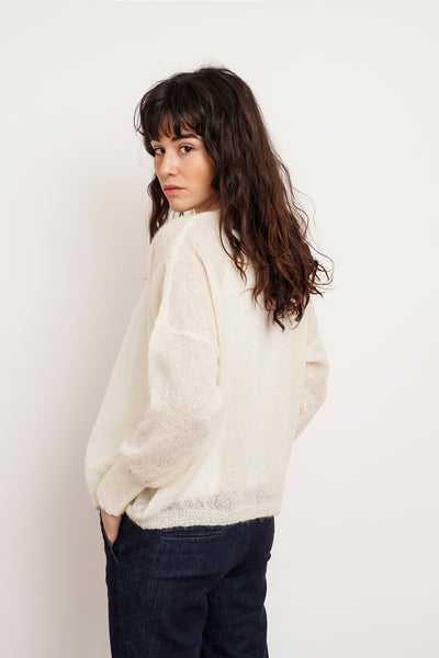 NUVOLA CARDIGAN - ivory