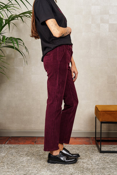 PANTALONE CALLIOPE bordeaux