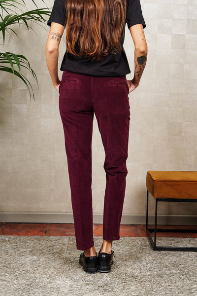 PANTALONE CALLIOPE bordeaux