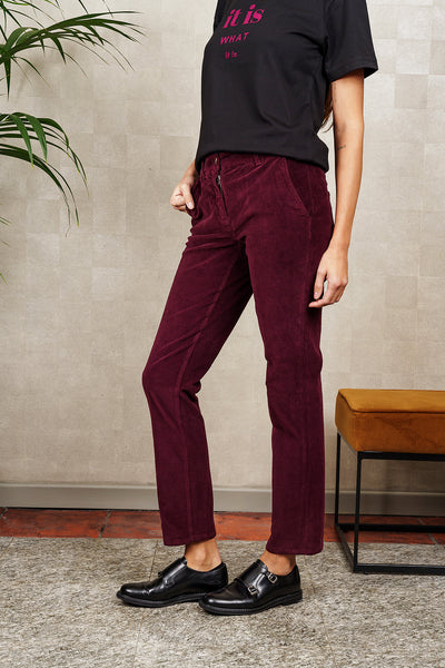 PANTALONE CALLIOPE bordeaux