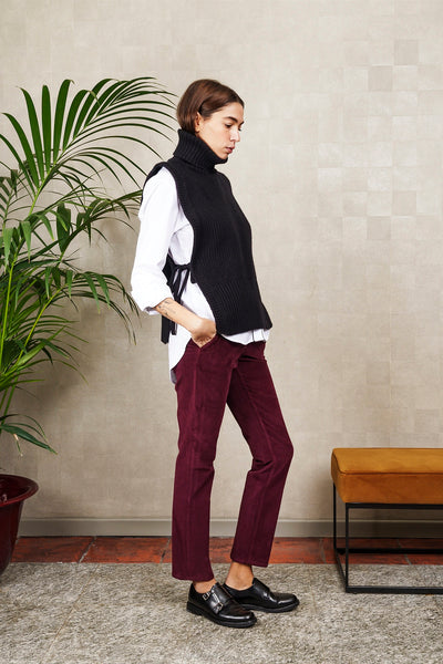 DAVANTINO DOLCEVITA in lana e cashmere nero