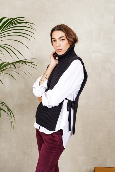 DAVANTINO DOLCEVITA in lana e cashmere nero