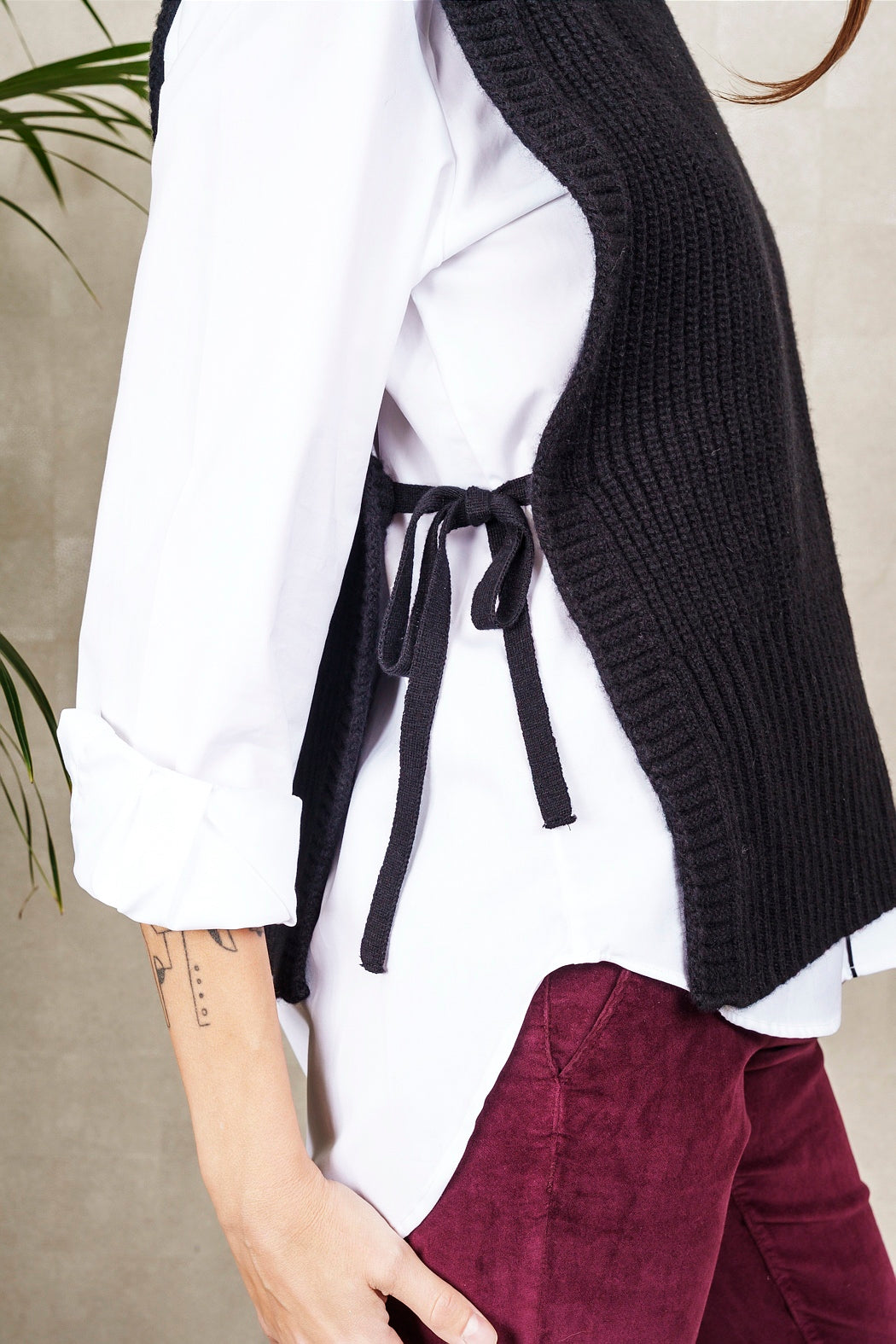 DAVANTINO DOLCEVITA in lana e cashmere nero