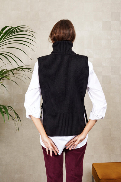 DAVANTINO DOLCEVITA in lana e cashmere nero