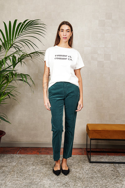 T-SHIRT COMME CI COMME ÇA panna