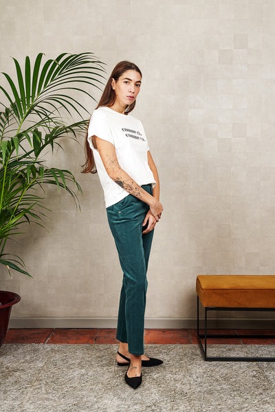 T-SHIRT COMME CI COMME ÇA panna