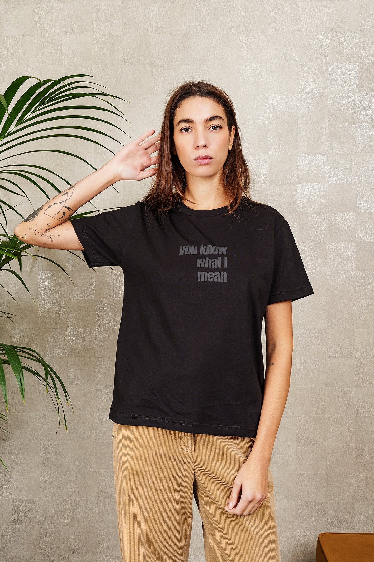T-SHIRT YOU KNOW WHAT I MEAN nera, UNISEX