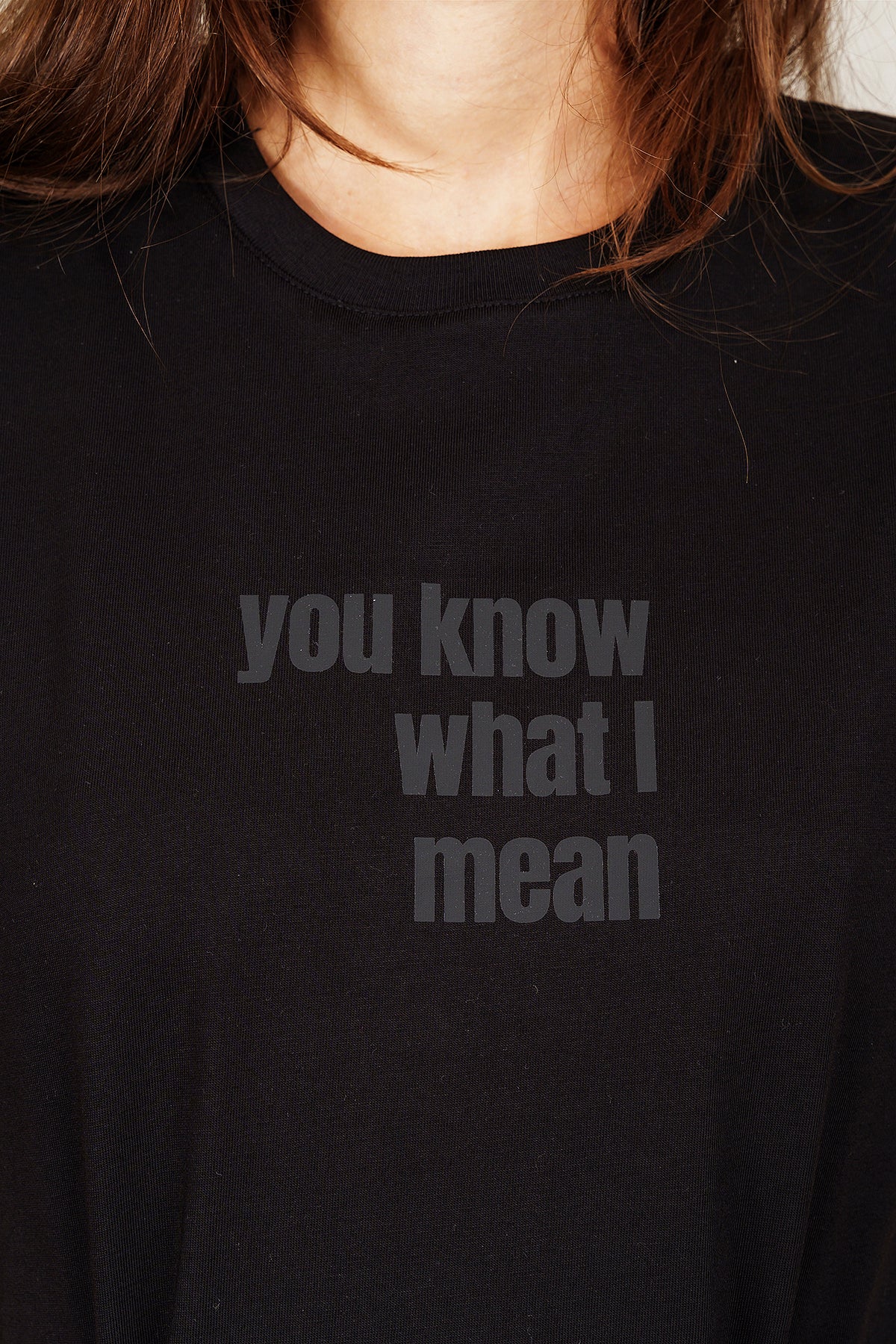 T-SHIRT YOU KNOW WHAT I MEAN nera, UNISEX