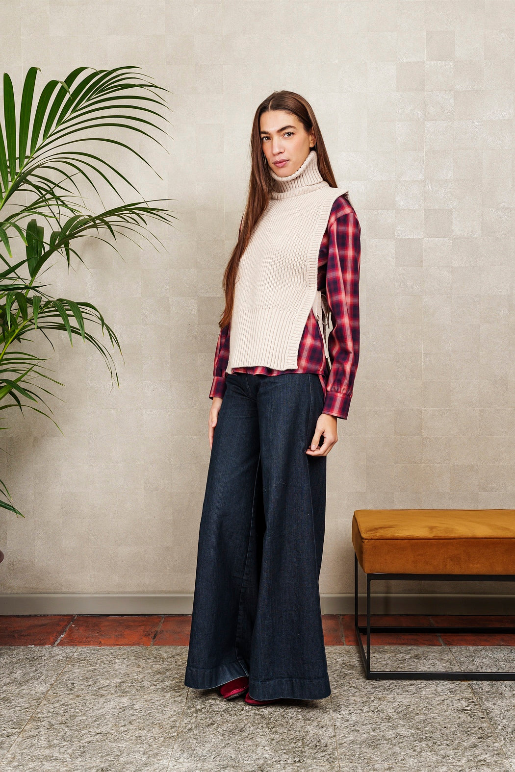 DAVANTINO DOLCEVITA in lana e cashmere beige