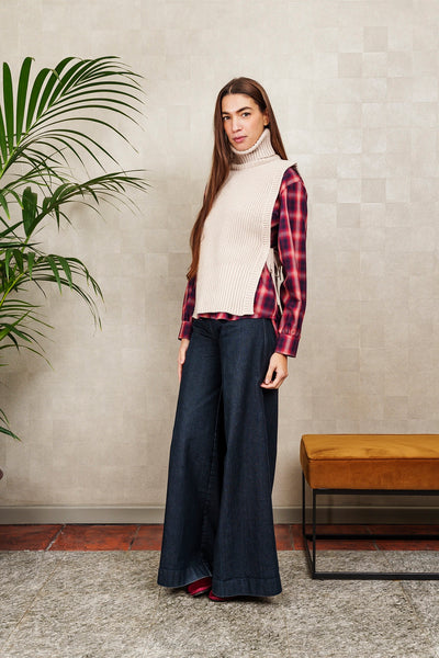 DAVANTINO DOLCEVITA in lana e cashmere beige