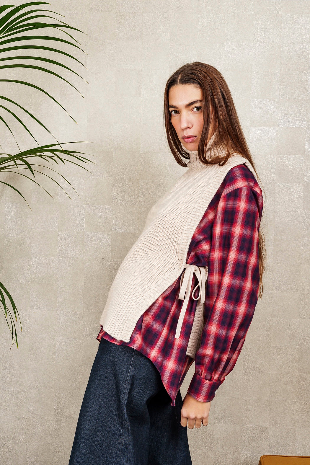 DAVANTINO DOLCEVITA in lana e cashmere beige