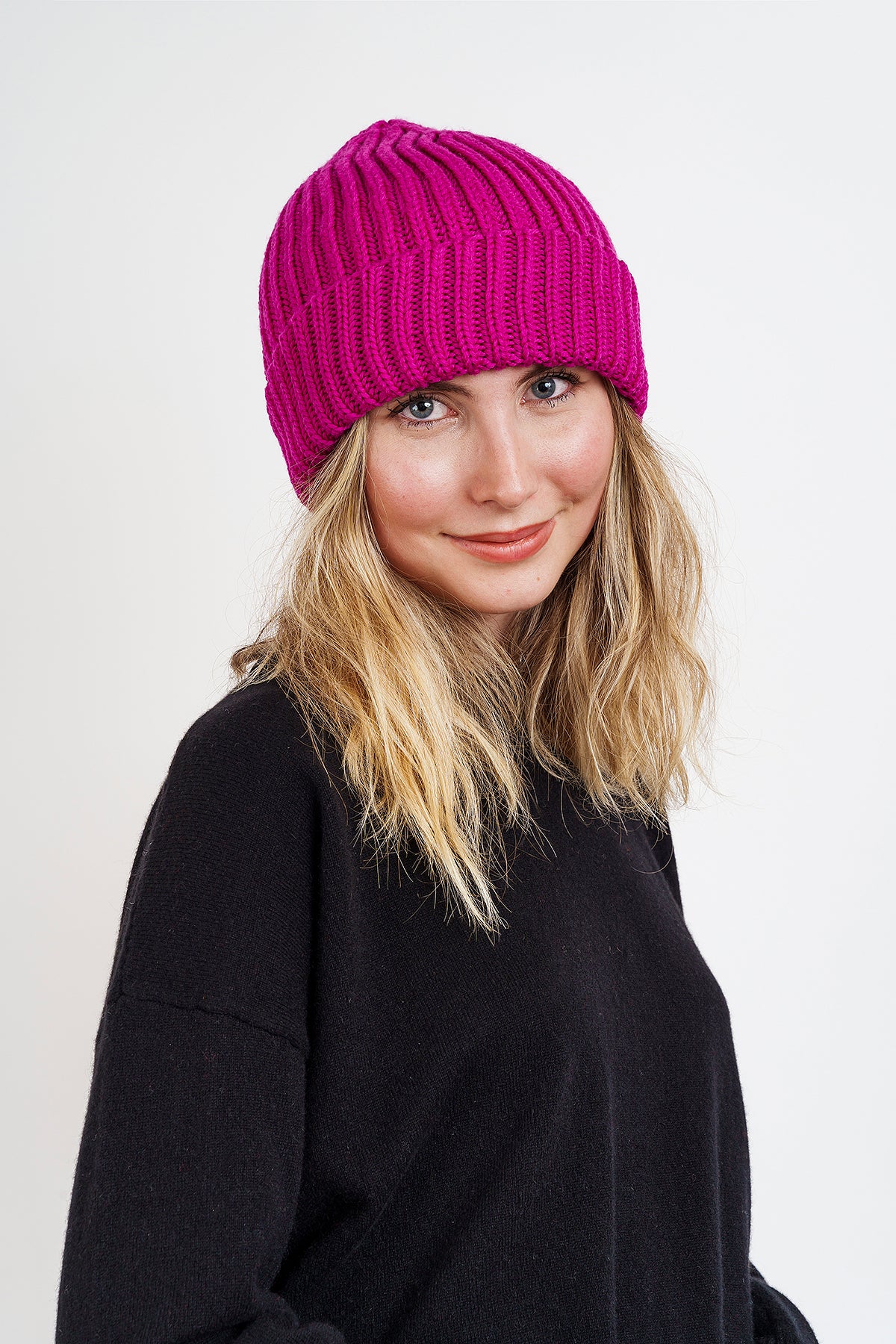 Fuchsia RIBBED HAT