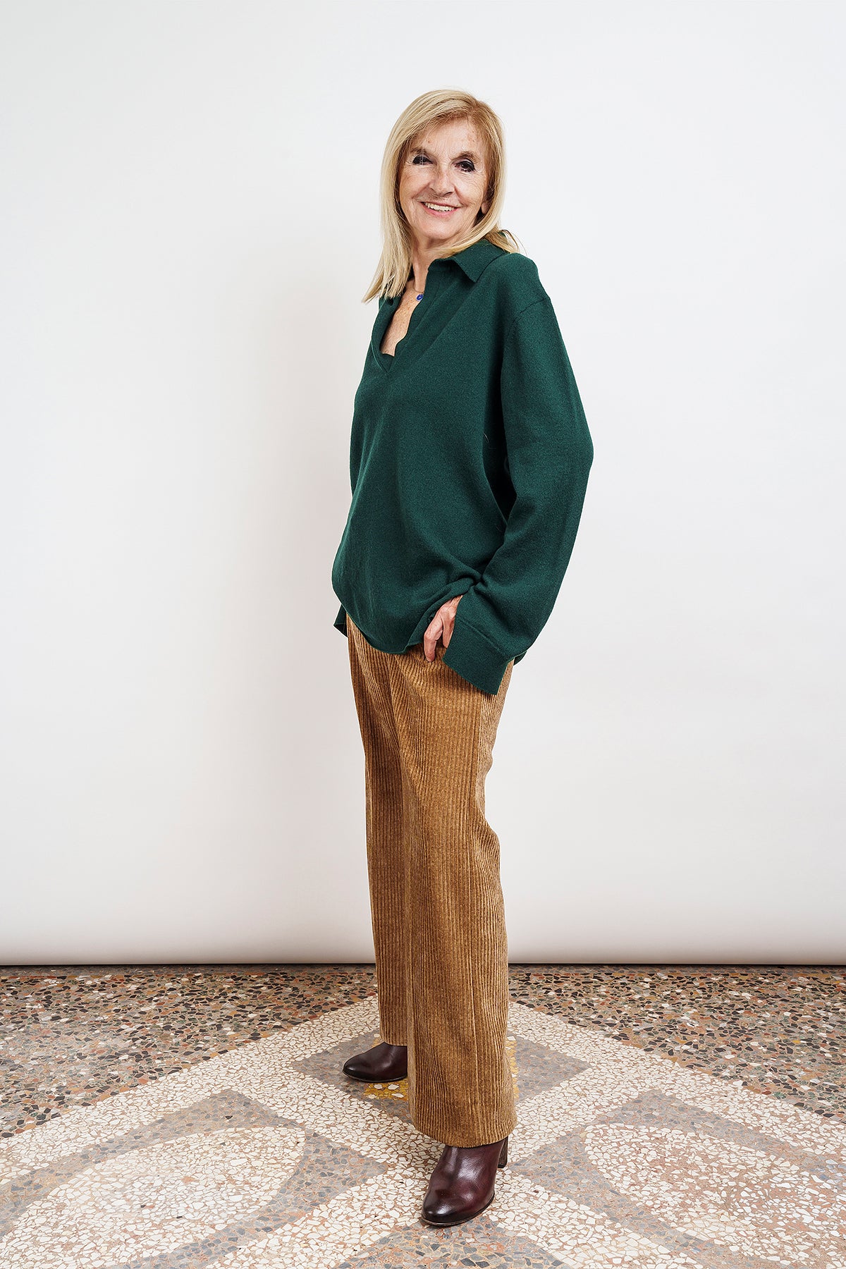Beige CASHMERE POLO