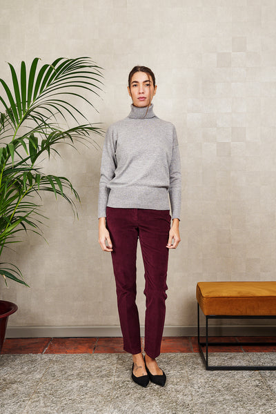 DOLCEVITA ANTIOPE grigio melange, lana e cashmere