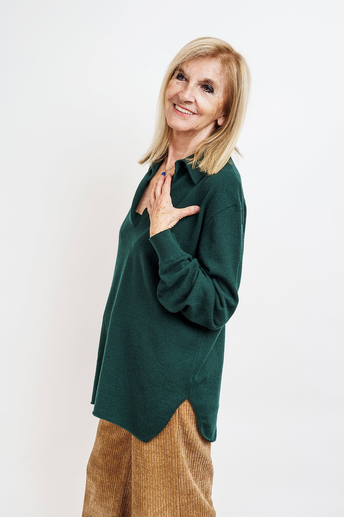 Beige CASHMERE POLO
