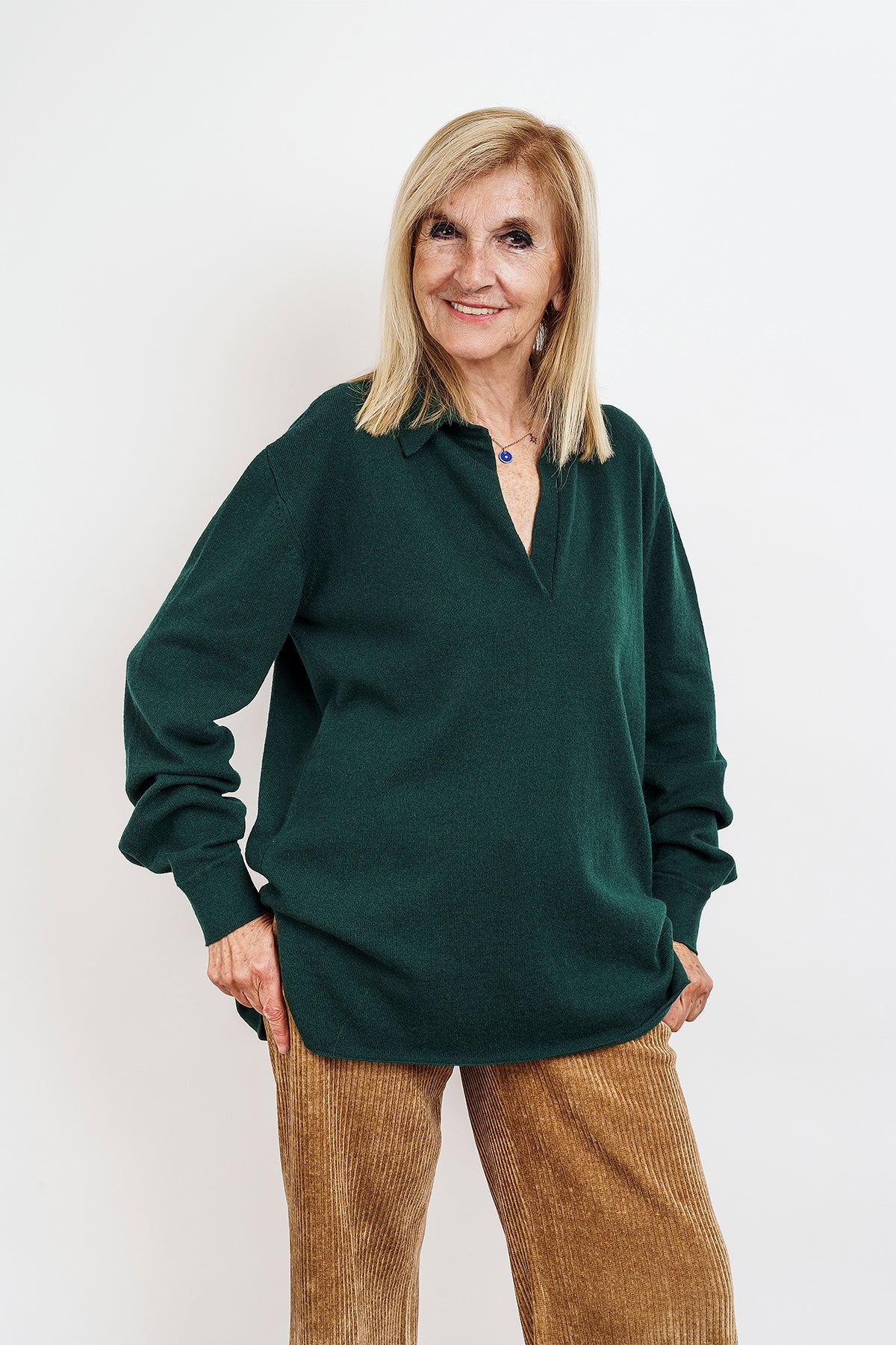 Beige CASHMERE POLO