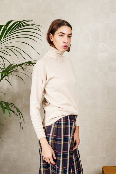 DOLCEVITA ANTIOPE naturale, lana e cashmere