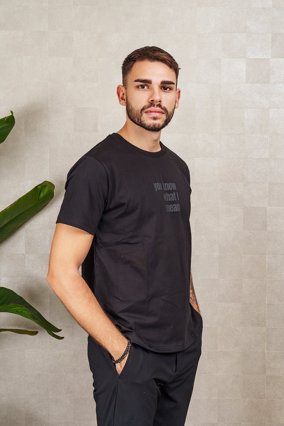 T-SHIRT YOU KNOW WHAT I MEAN nera, UNISEX