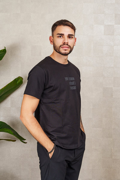 T-SHIRT YOU KNOW WHAT I MEAN nera, UNISEX
