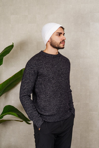 Berretto a coste in cashmere - unisex