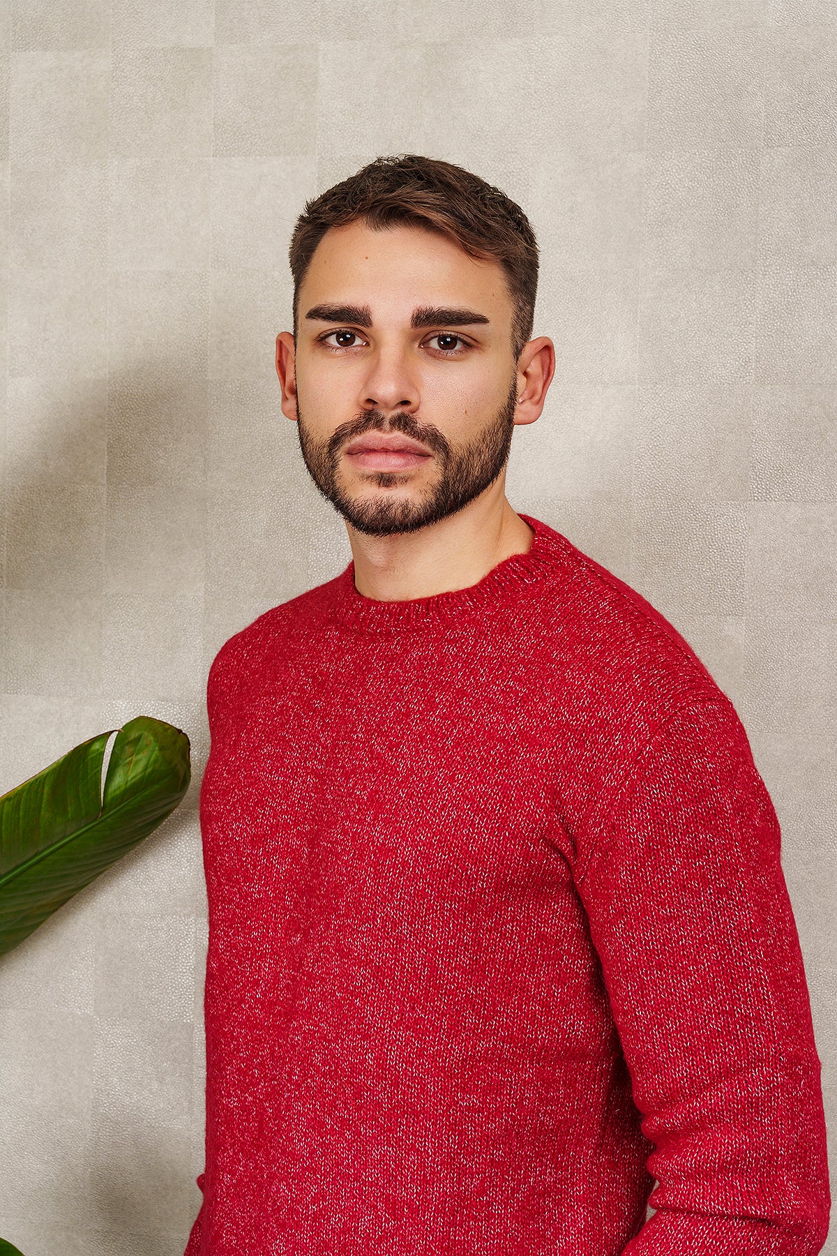 PULL GIROCOLLO UNISEX ciliegia