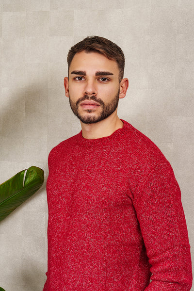 PULL GIROCOLLO UNISEX ciliegia