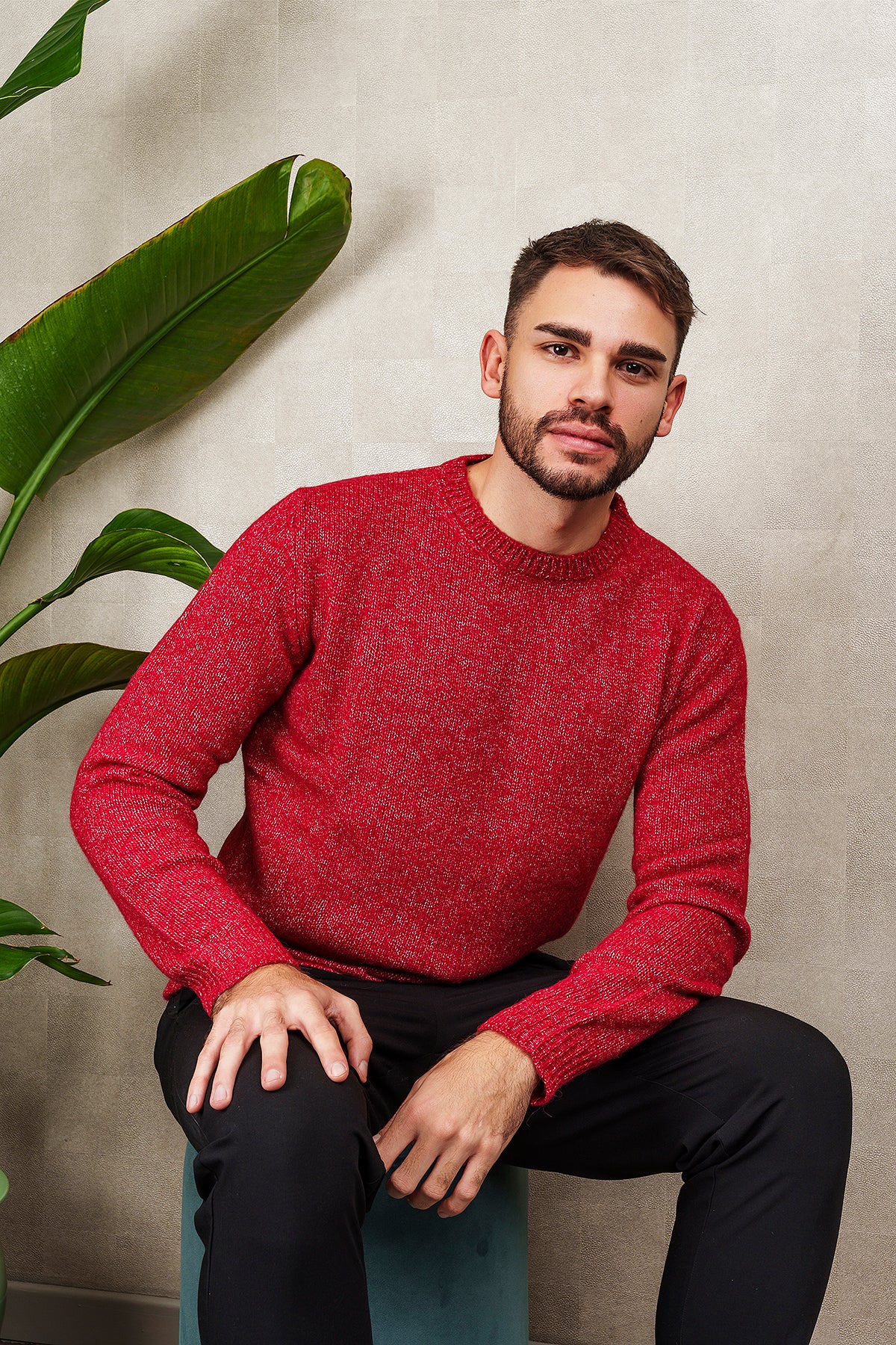 PULL GIROCOLLO UNISEX ciliegia