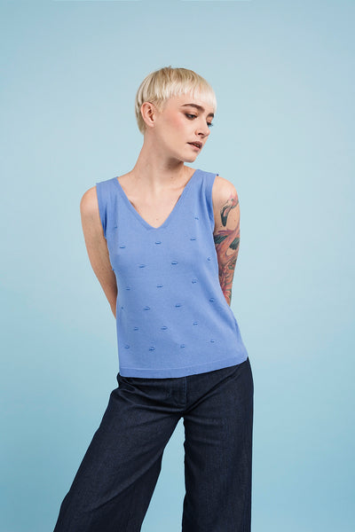 FIORDALISO Sleeveless TOP with sticks